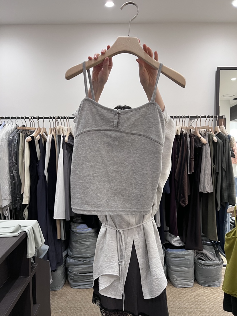 BRELLIN韓國東大門直郵女裝新款人氣職業26春夏休閑吊帶背心BRELLIN吊帶/背心圖色2