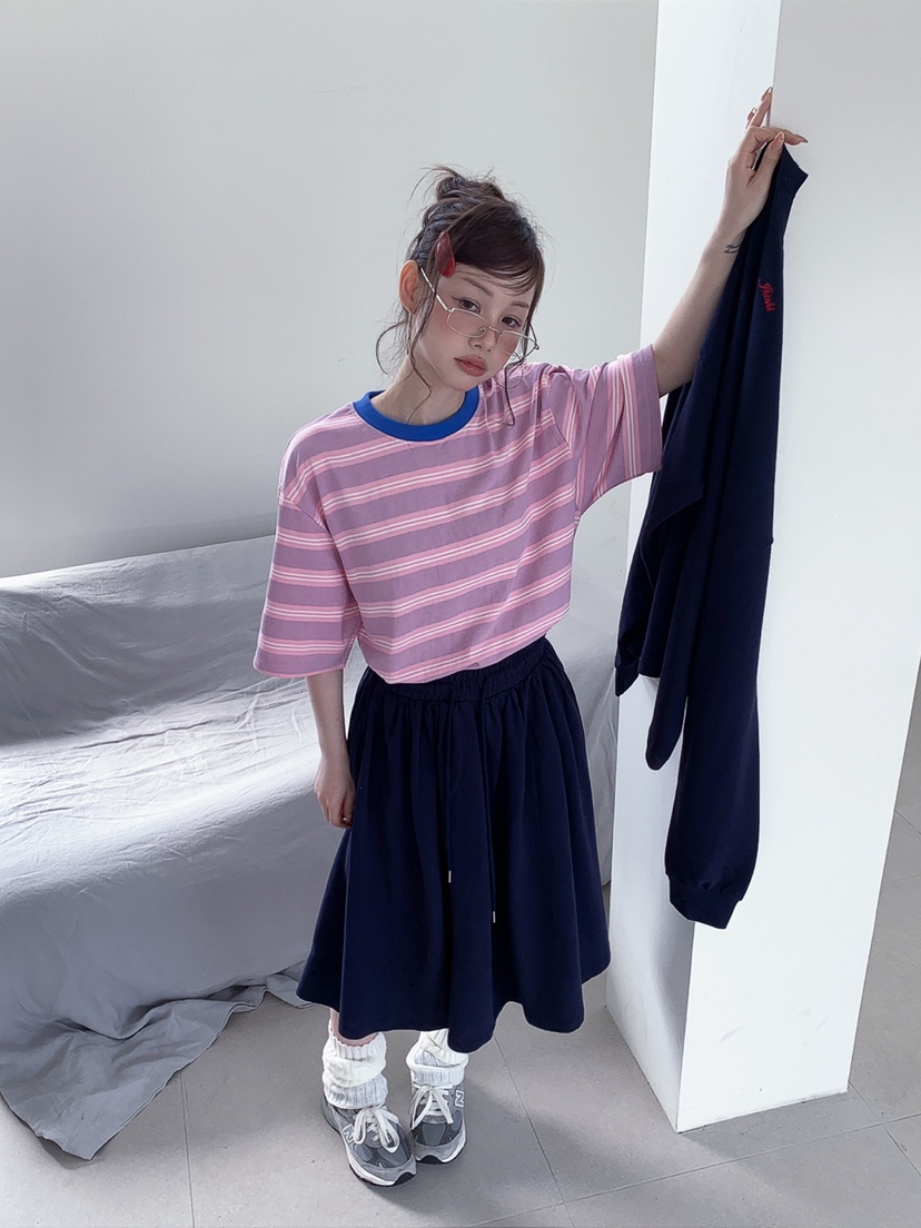 JKICHI韓國直郵女裝新款人氣時尚推薦熱賣半身裙中短裙綁帶JKICHI半身裙/中短裙