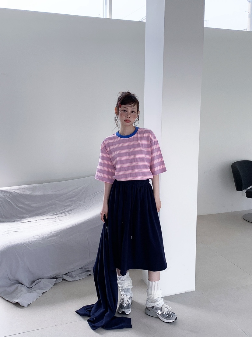 JKICHI韓國直郵女裝新款人氣時尚推薦熱賣半身裙中短裙綁帶JKICHI半身裙/中短裙