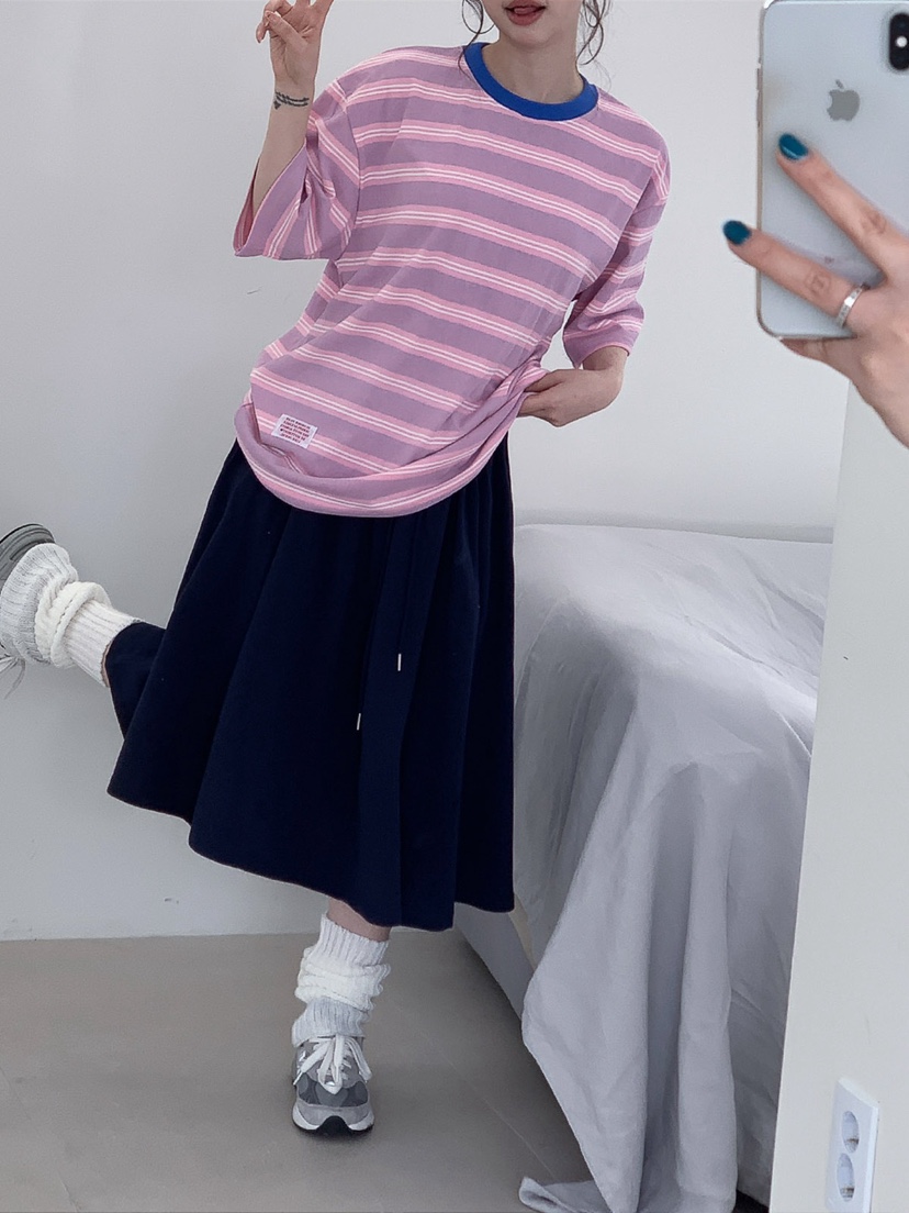 JKICHI韓國直郵女裝新款人氣時尚推薦熱賣半身裙中短裙綁帶JKICHI半身裙/中短裙