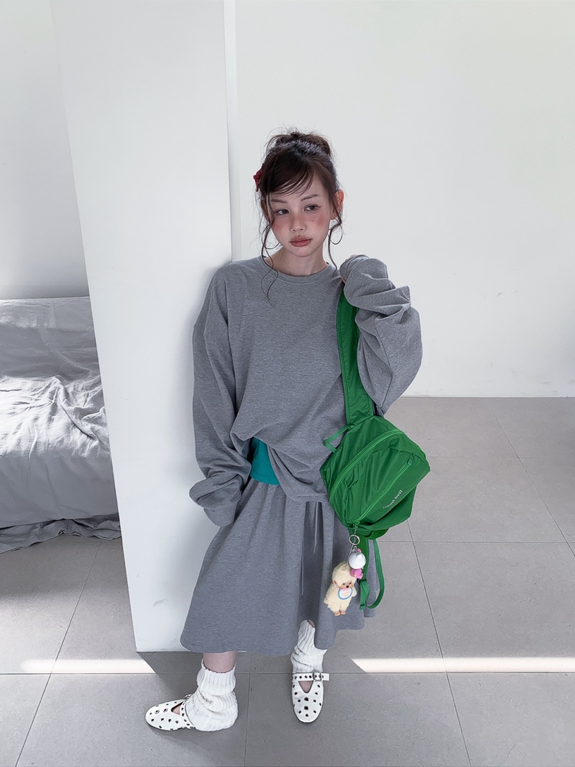 JKICHI韓國直郵女裝新款人氣時尚推薦熱賣半身裙中短裙綁帶JKICHI半身裙/中短裙