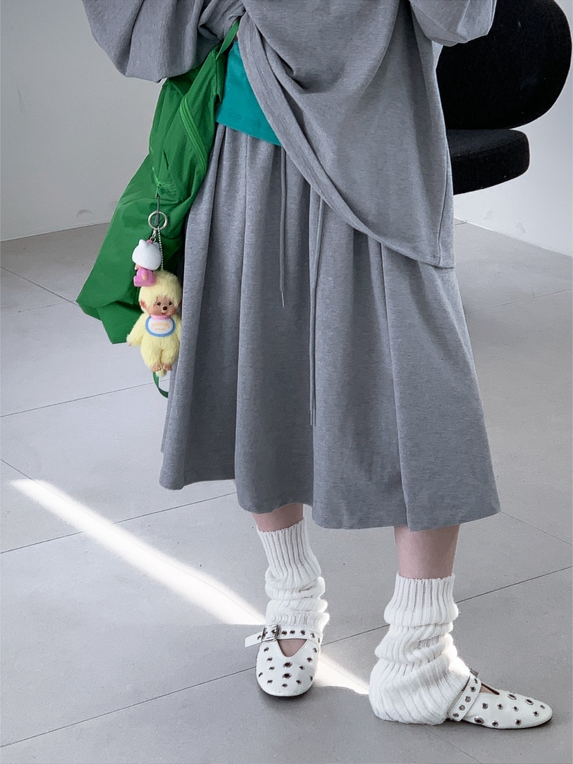 JKICHI韓國直郵女裝新款人氣時尚推薦熱賣半身裙中短裙綁帶JKICHI半身裙/中短裙