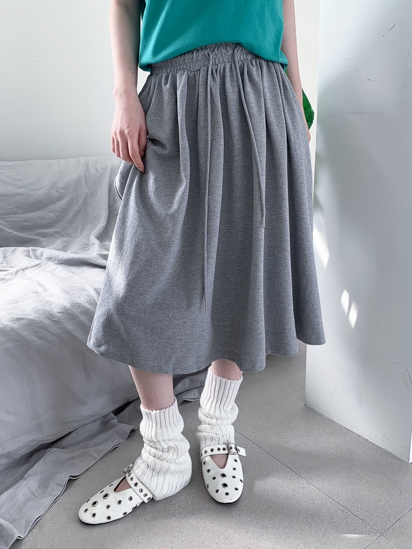 JKICHI韓國直郵女裝新款人氣時尚推薦熱賣半身裙中短裙綁帶JKICHI半身裙/中短裙圖色1