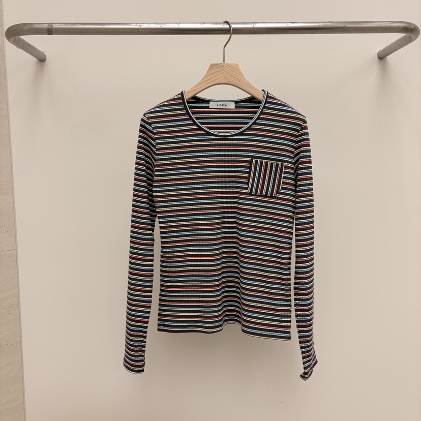 LAIVE韓國東大門直郵女士新款人氣26春夏熱賣休閑長袖T恤LAIVE長袖T恤圖色2