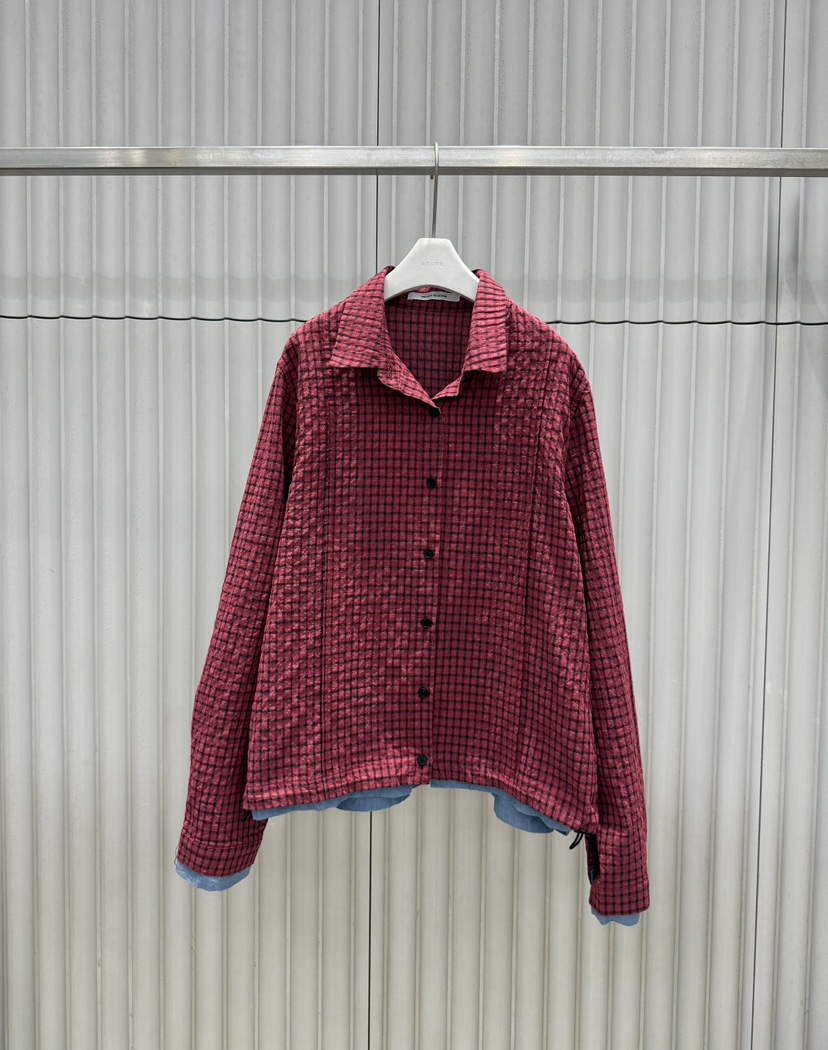 NCODE韓國直郵女裝新品休閑26春夏熱賣時尚人氣襯衫蕾絲衫NCODE襯衫/蕾絲衫圖色2