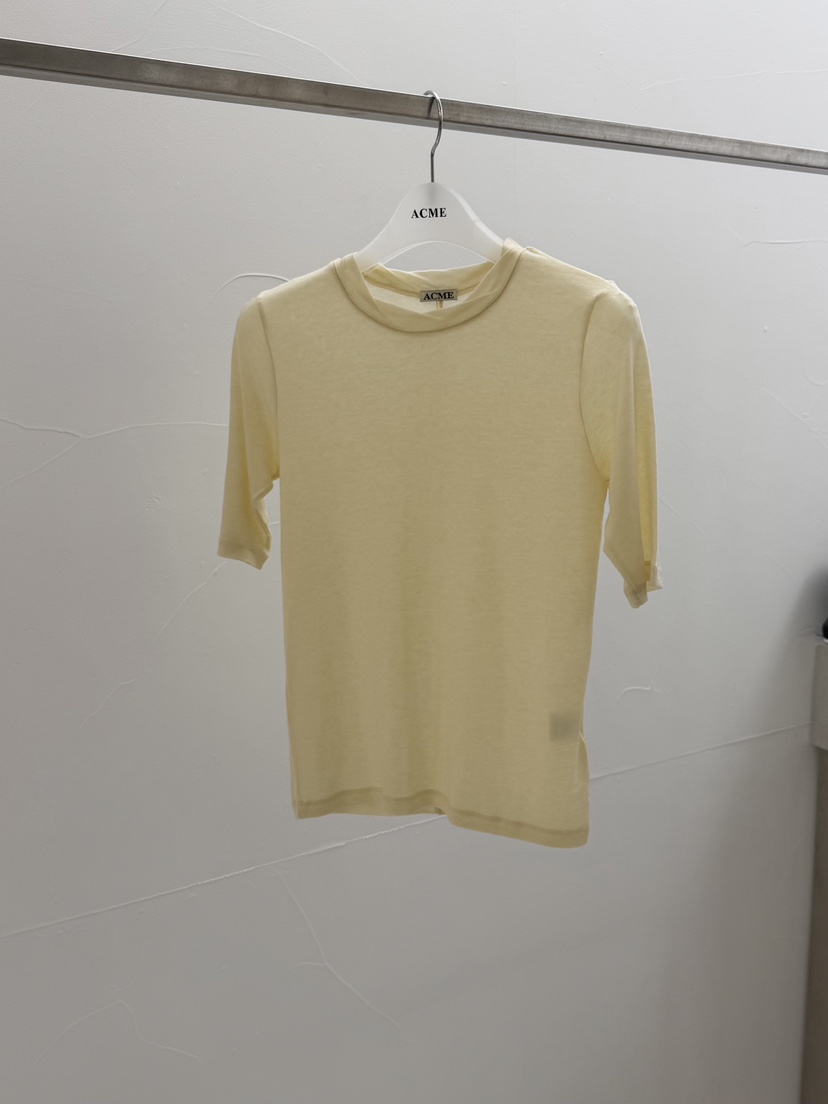 ACME韓國直郵女士新品推薦休閑人氣26春夏時尚T恤美利奴羊毛ACMET恤圖色1