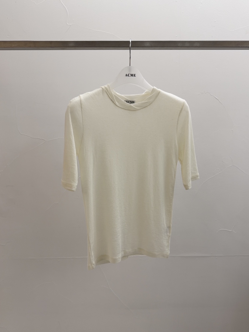 ACME韓國直郵女士新品推薦休閑人氣26春夏時尚T恤美利奴羊毛ACMET恤圖色3