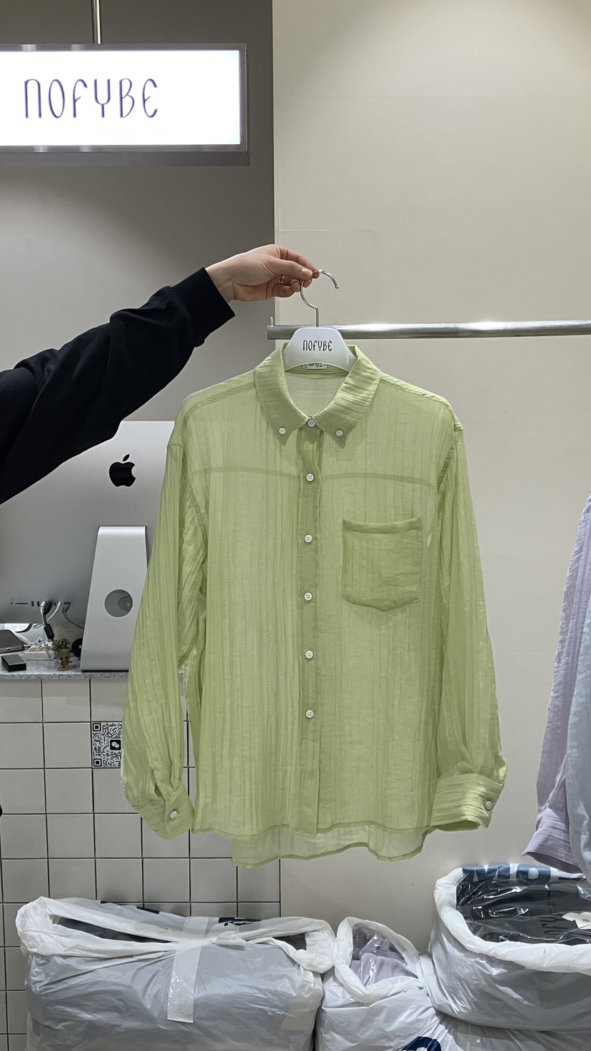 NOFYBE韓國東大門代購女士新品時尚26春夏職業襯衫蕾絲衫NOFYBE襯衫/蕾絲衫圖色2