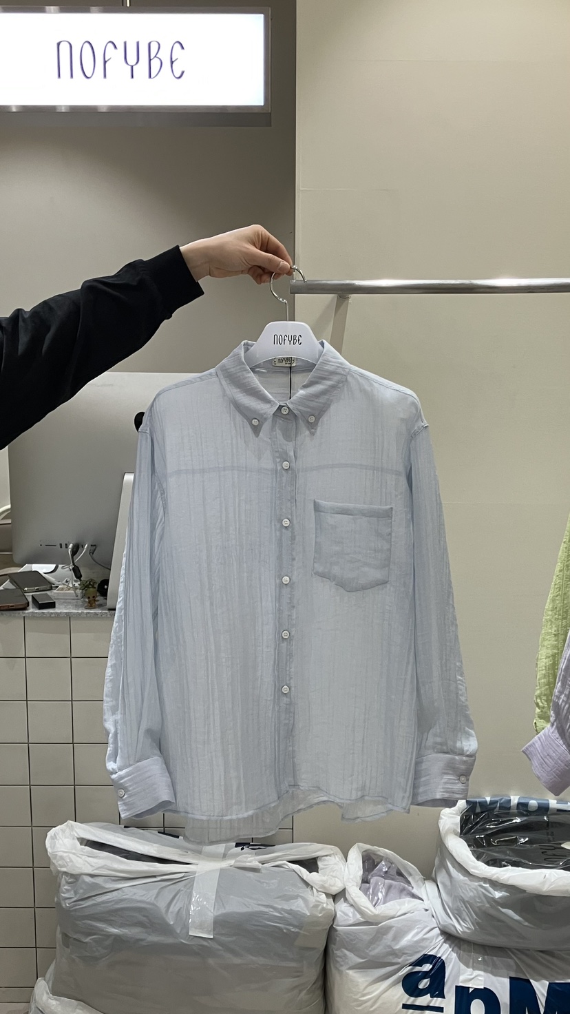 NOFYBE韓國東大門代購女士新品時尚26春夏職業襯衫蕾絲衫NOFYBE襯衫/蕾絲衫圖色3