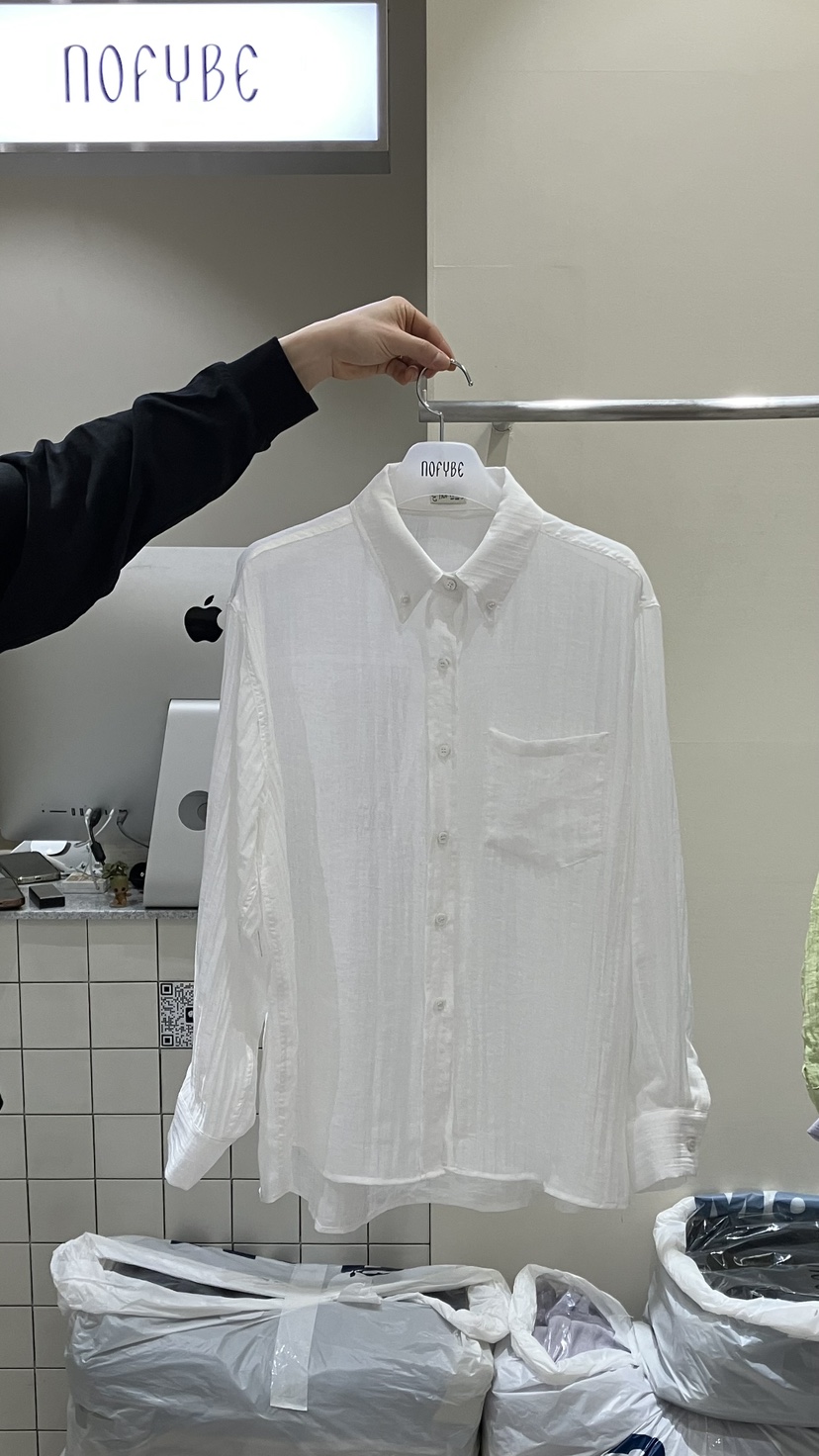 NOFYBE韓國東大門代購女士新品時尚26春夏職業襯衫蕾絲衫NOFYBE襯衫/蕾絲衫圖色4