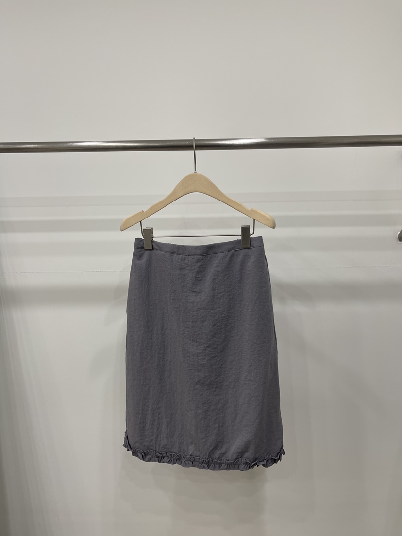 FIFTY韓國直郵實拍女裝新品26春夏人氣休閑時尚職業推薦長裙FIFTY長裙圖色3灰色