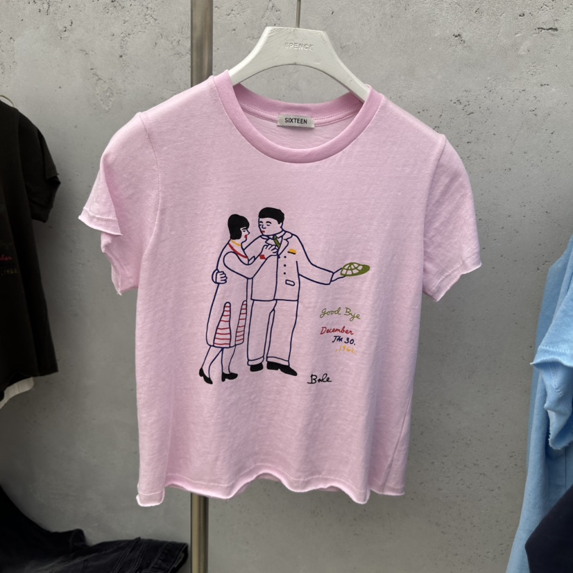 SIXTEEN韓國代購女裝新款人氣26春夏休閑職業熱賣時尚T恤SIXTEENT恤圖色3