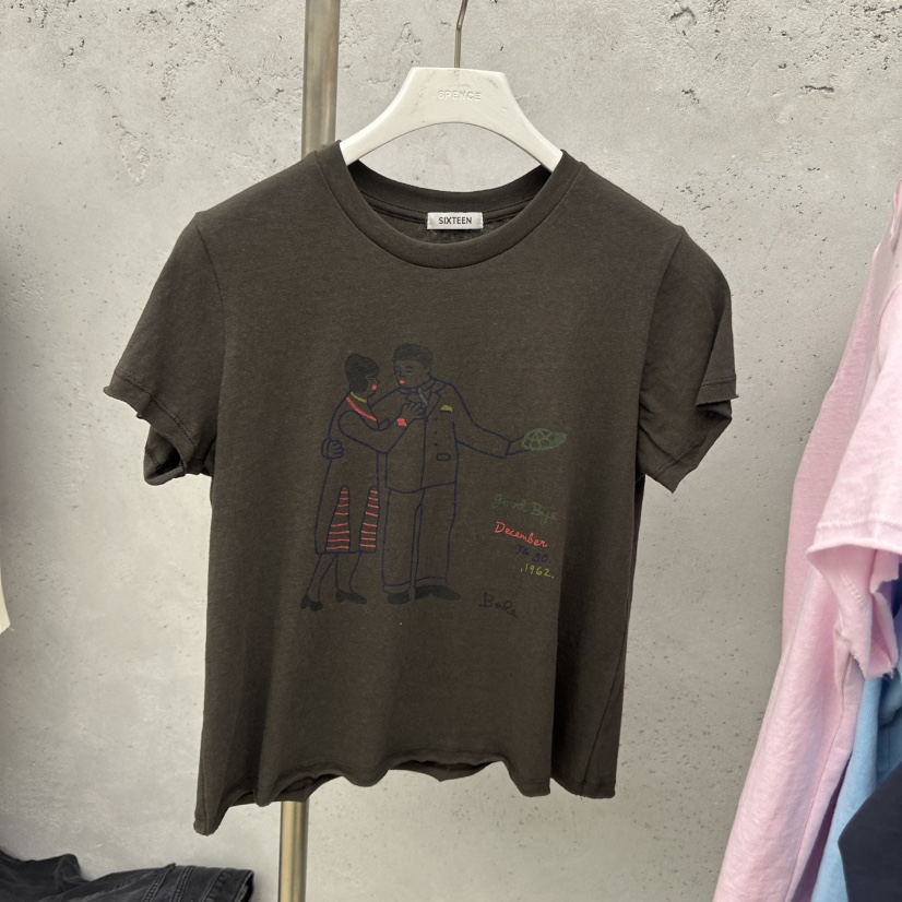 SIXTEEN韓國代購女裝新款人氣26春夏休閑職業熱賣時尚T恤SIXTEENT恤圖色4