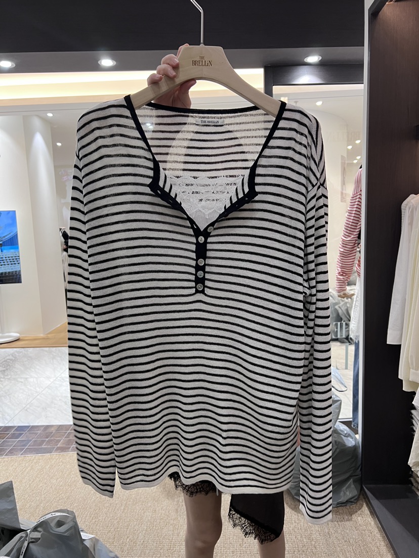 BRELLIN韓國東大門直郵女士新款熱賣人氣職業推薦休閑針織衫BRELLIN針織衫圖色3