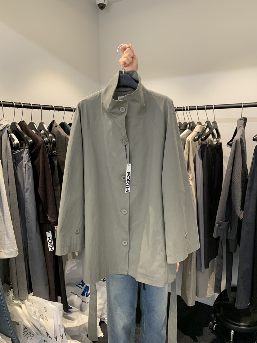 FORTH韓國直郵女裝新品人氣職業休閑推薦熱賣26春夏夾克含腰帶FORTH夾克圖色1