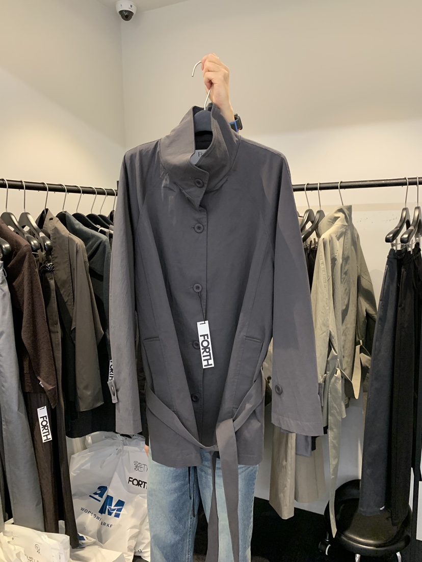 FORTH韓國直郵女裝新品人氣職業休閑推薦熱賣26春夏夾克含腰帶FORTH夾克圖色2