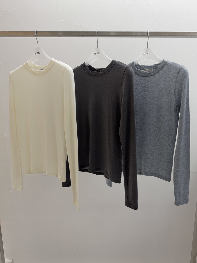 ACME韓國東大門直郵女裝新款休閑職業時尚長袖T恤美利奴羊毛ACME長袖T恤