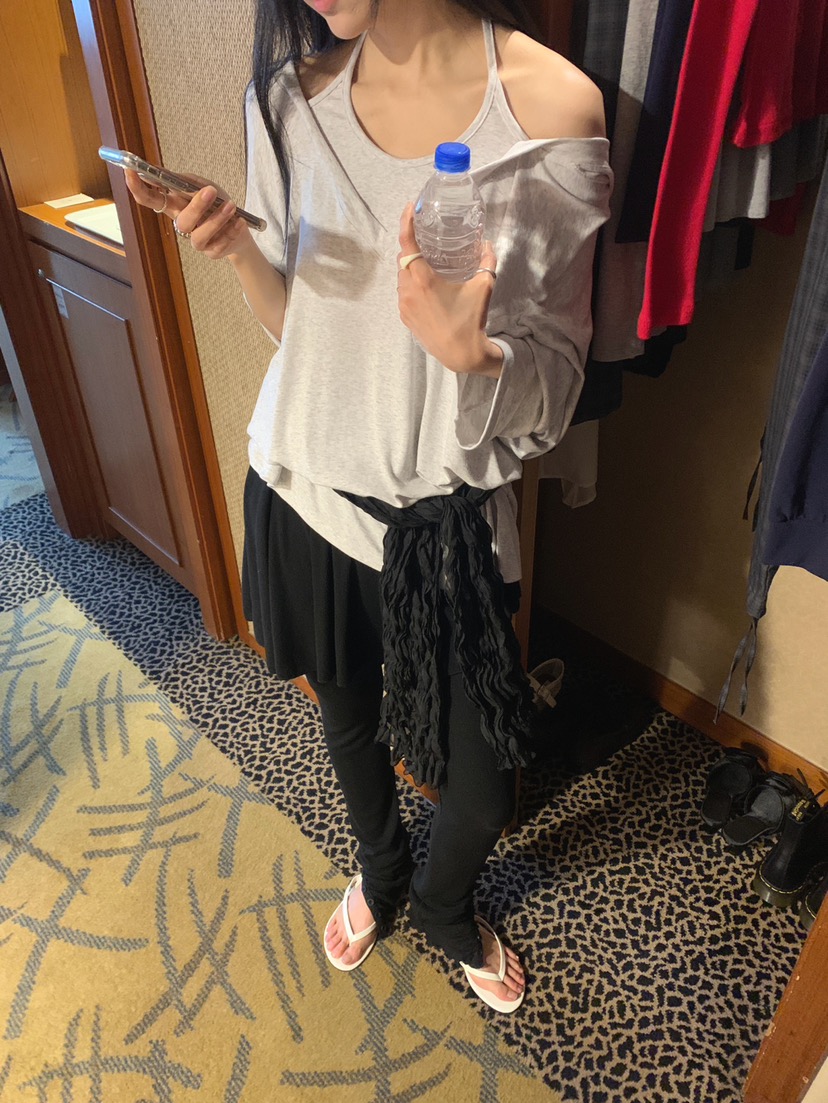 JKICHI韓國直郵實拍女裝新品職業人氣時尚休閑長袖T恤假兩件JKICHI長袖T恤