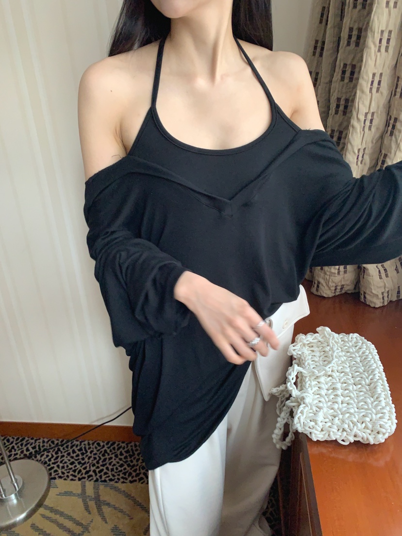 JKICHI韓國直郵實拍女裝新品職業人氣時尚休閑長袖T恤假兩件JKICHI長袖T恤圖色2