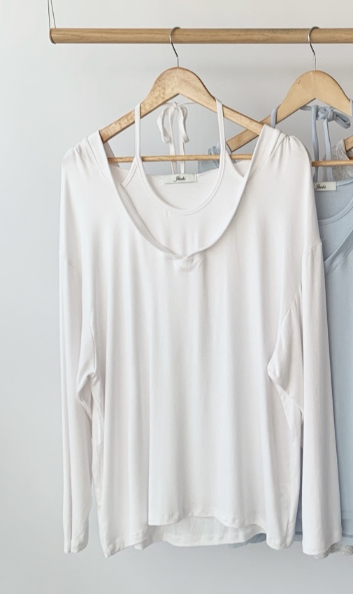 JKICHI韓國直郵實拍女裝新品職業人氣時尚休閑長袖T恤假兩件JKICHI長袖T恤圖色4白色