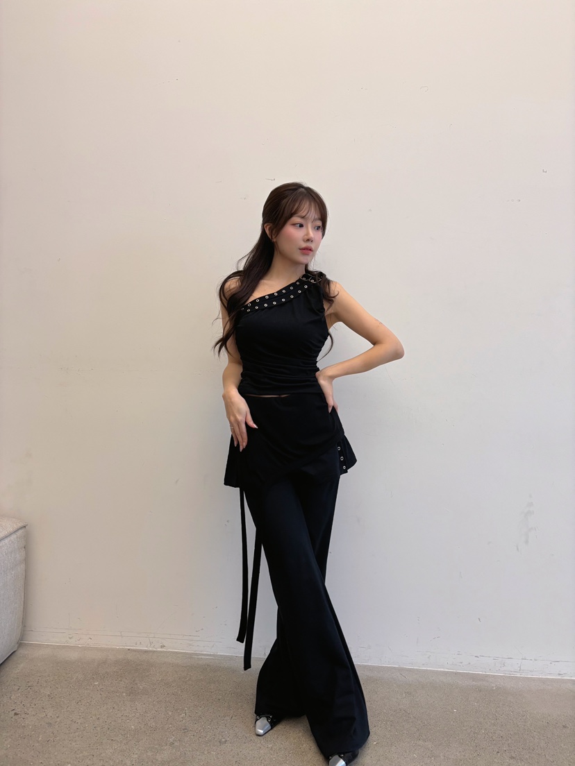 TOO HOT韓國代購女裝新品推薦26春夏時尚熱賣休閑裙褲鏤空TOO HOT裙褲