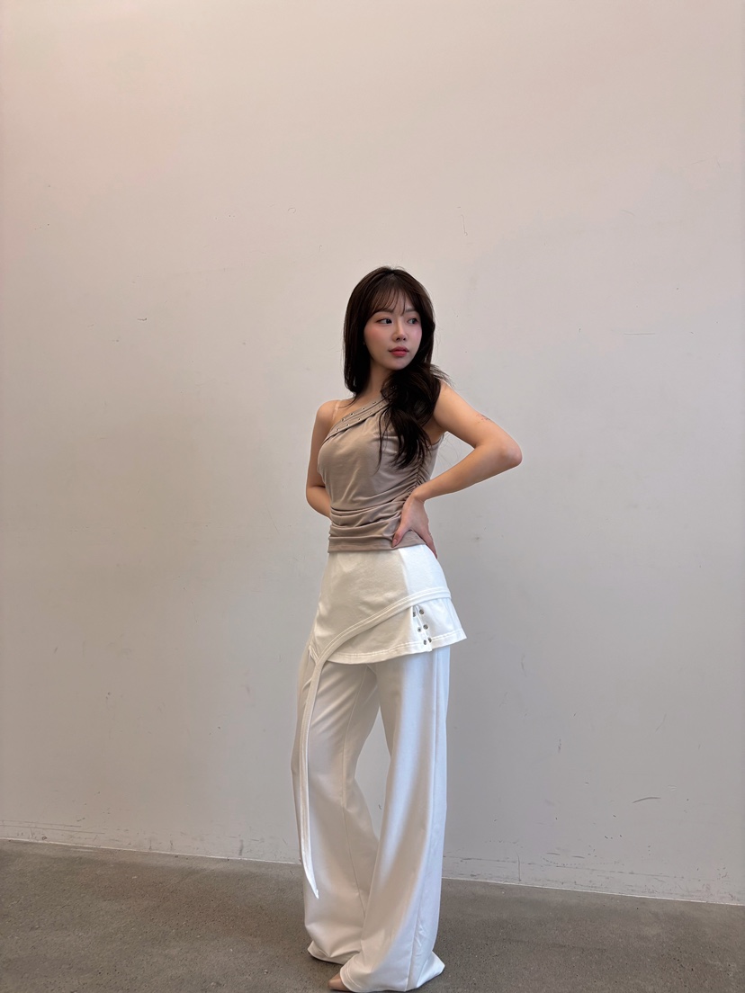 TOO HOT韓國代購女裝新品推薦26春夏時尚熱賣休閑裙褲鏤空TOO HOT裙褲