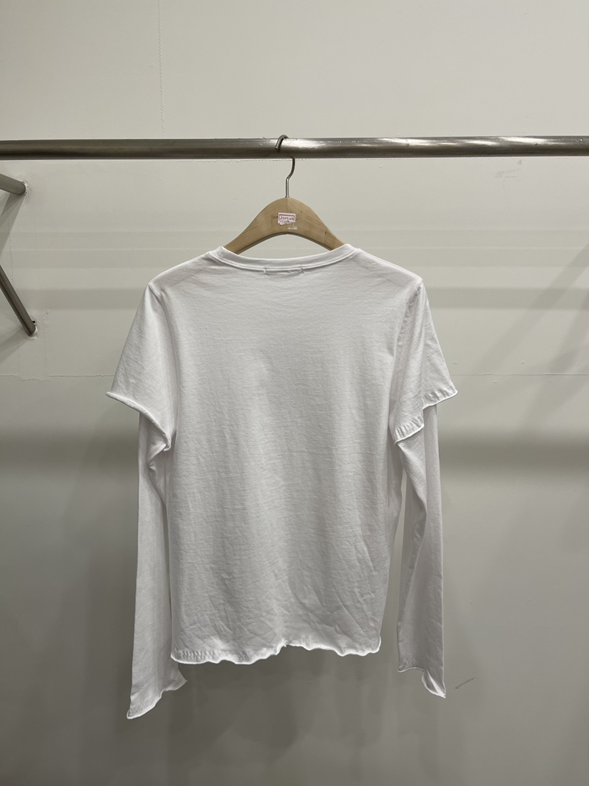 FIFTY韓國東大門代購女士新品熱賣職業人氣長袖T恤假兩件FIFTY長袖T恤