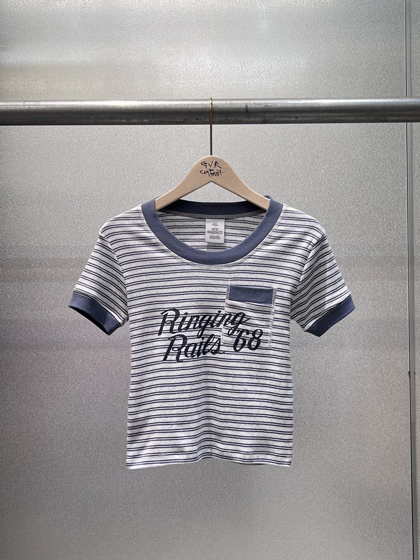 GVR COMPANY/RAWOO韓國直郵女士新品職業休閑時尚T恤條紋GVR COMPANY/RAWOOT恤圖色2