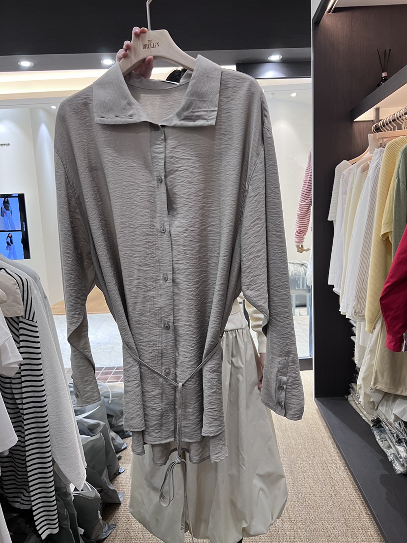 BRELLIN韓國直郵實拍女士新品人氣熱賣休閑推薦襯衫蕾絲衫BRELLIN襯衫/蕾絲衫圖色1
