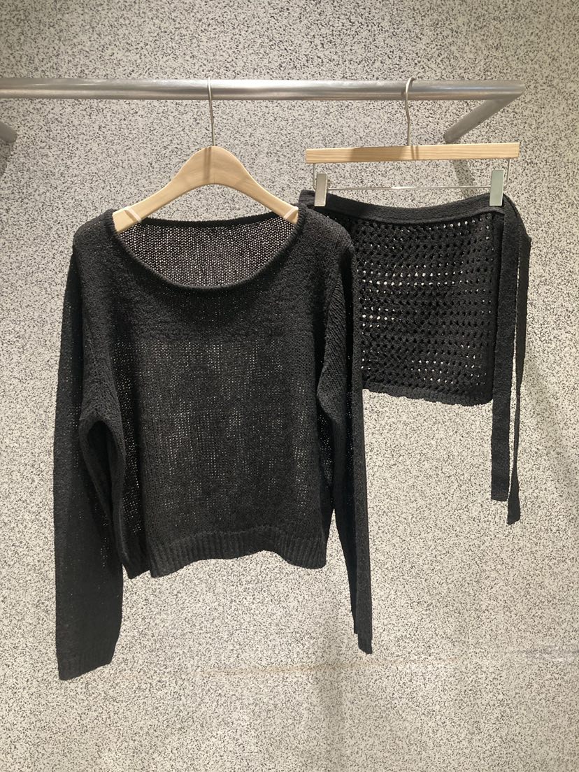 ADDICTED韓國東大門代購女裝新款人氣熱賣套裝兩件套套裝ADDICTED套裝圖色3黑色