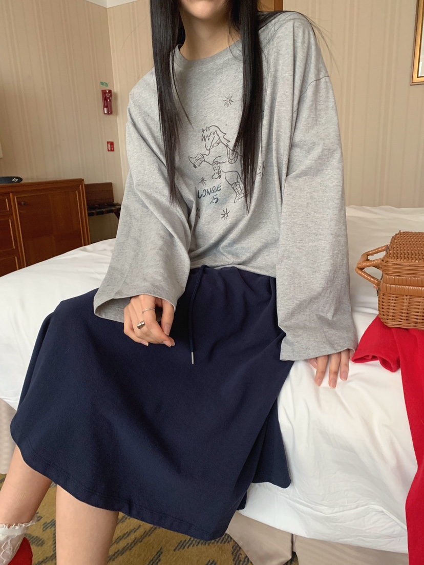 JKICHI韓國東大門代購女裝新品推薦時尚26春夏長袖T恤不含飾品JKICHI長袖T恤