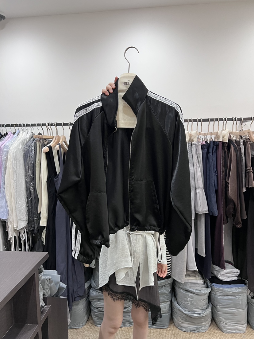 BRELLIN韓國直郵實拍女裝新款休閑熱賣職業時尚26春夏夾克拉鏈BRELLIN夾克圖色2