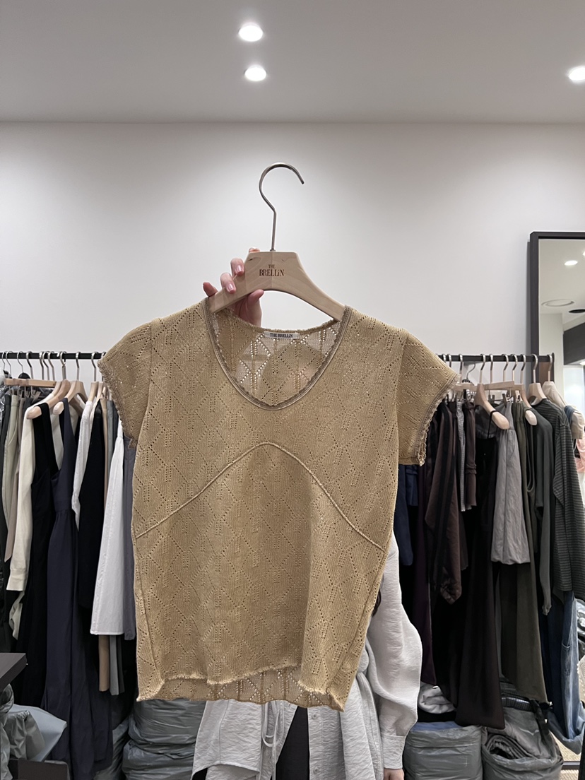 BRELLIN韓國直郵實拍女裝新品時尚休閑熱賣26春夏職業針織衫BRELLIN針織衫圖色3