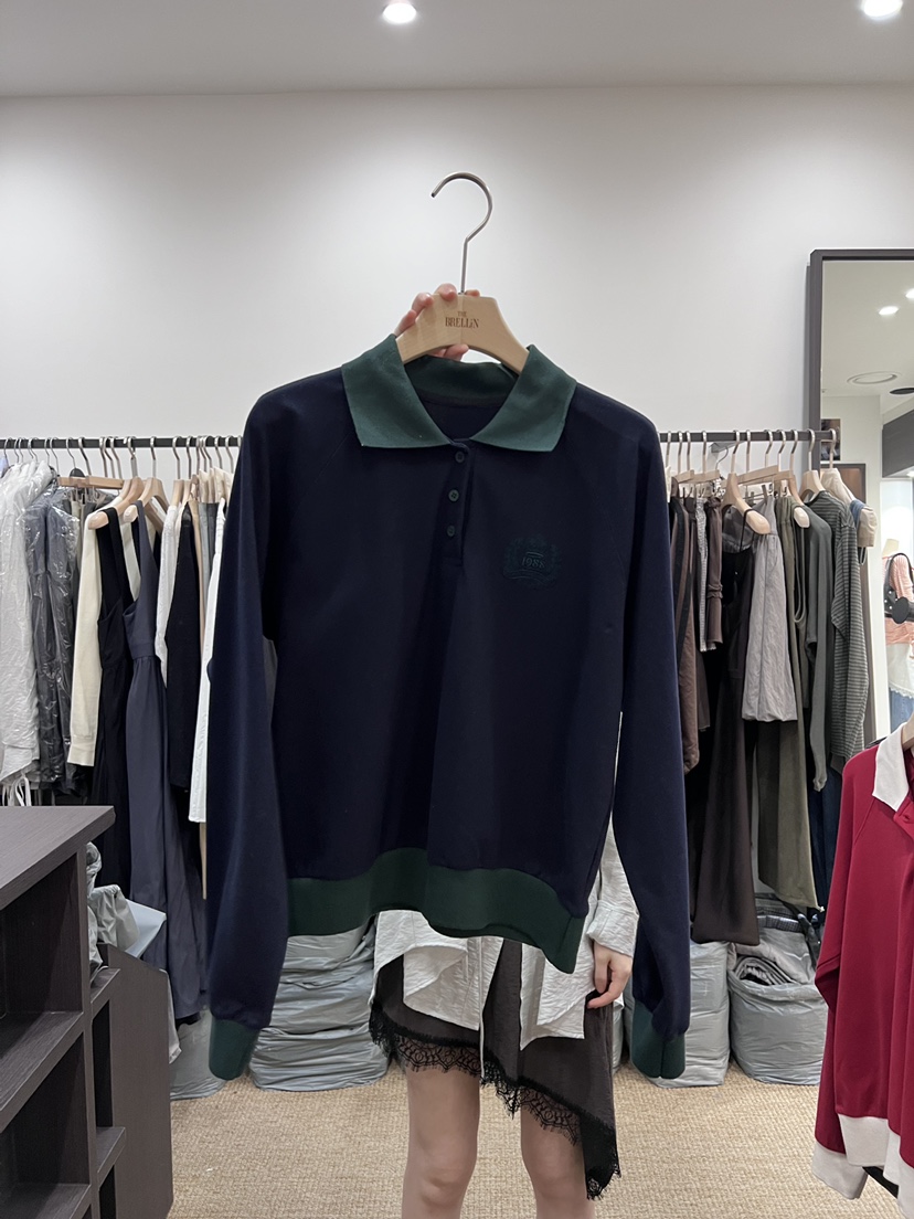 BRELLIN韓國東大門代購女裝新品26春夏熱賣人氣職業休閑衛衣BRELLIN衛衣圖色3