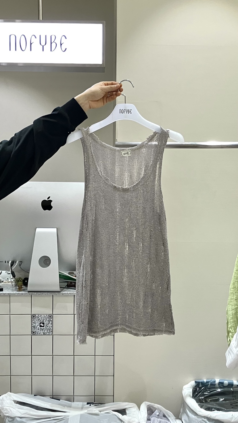 NOFYBE韓國直郵女裝新款時尚26春夏熱賣人氣休閑吊帶背心NOFYBE吊帶/背心圖色3