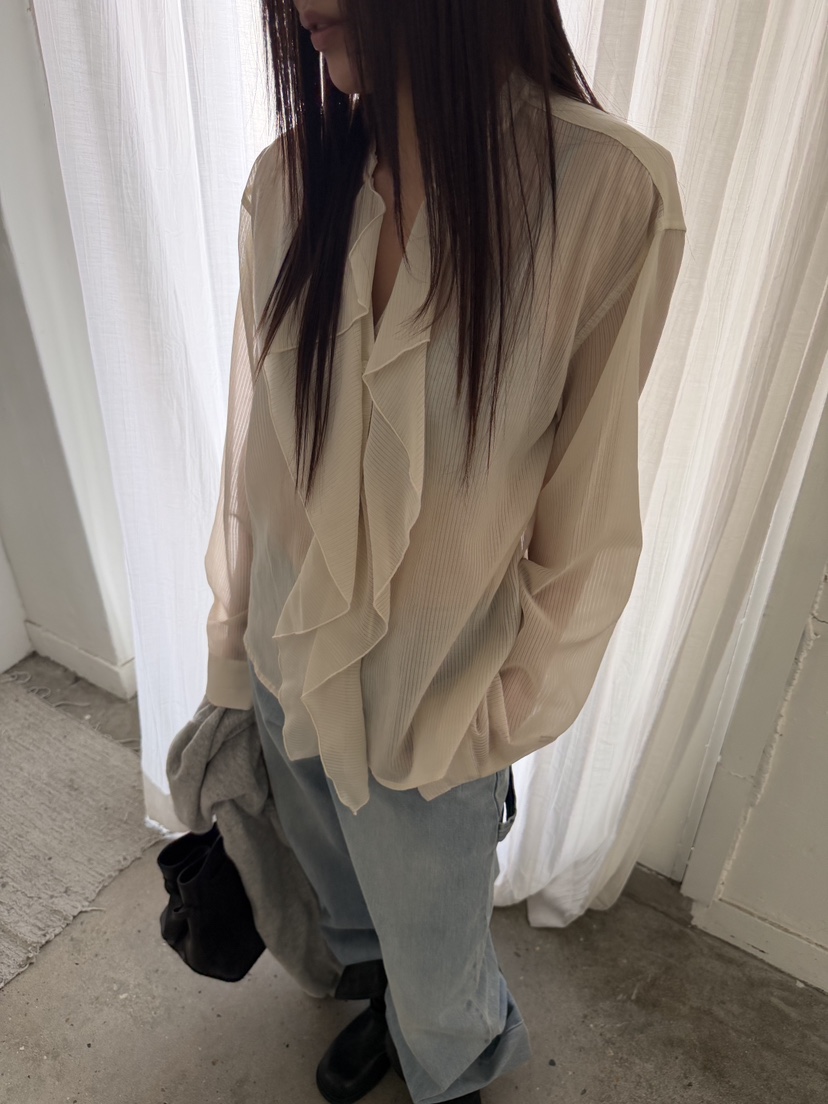 ACME韓國直郵實拍女裝新款人氣熱賣職業休閑時尚襯衫蕾絲衫ACME襯衫/蕾絲衫