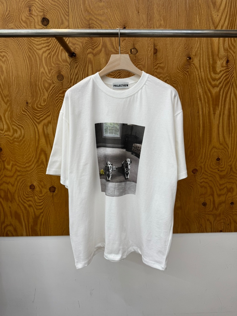 PROJECTVIEW韓國代購女士新款26春夏熱賣推薦人氣休閑T恤PROJECTVIEWT恤圖色1