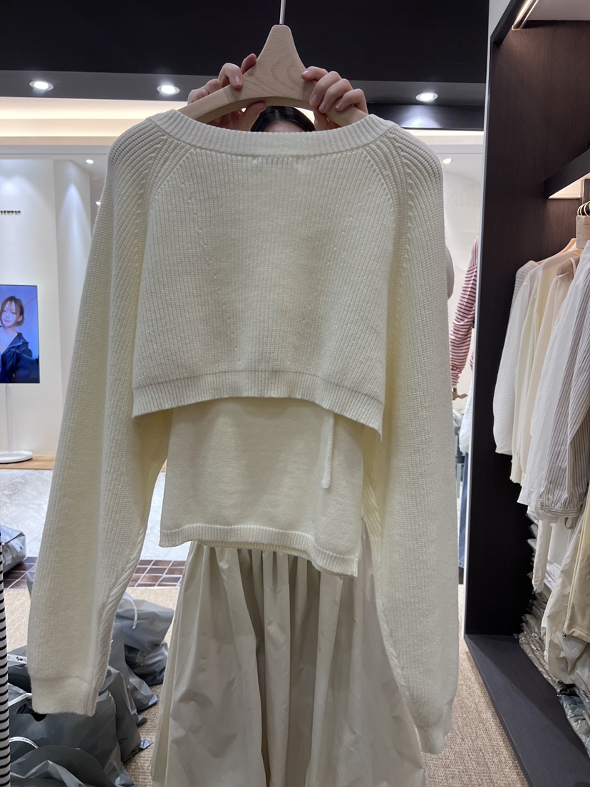 BRELLIN韓國代購女裝新品休閑26春夏套裝短款針織兩件套套裝BRELLIN套裝