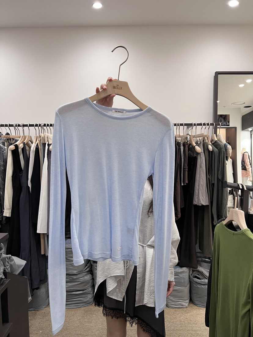 BRELLIN韓國東大門代購女裝新品人氣休閑熱賣推薦長袖T恤BRELLIN長袖T恤圖色3