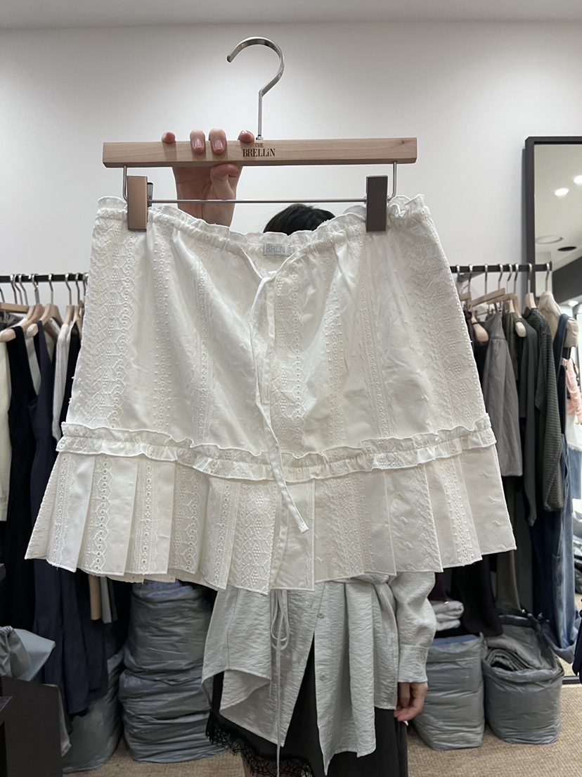 BRELLIN韓國直郵實拍女士新品26春夏休閑時尚人氣熱賣短裙BRELLIN短裙圖色1