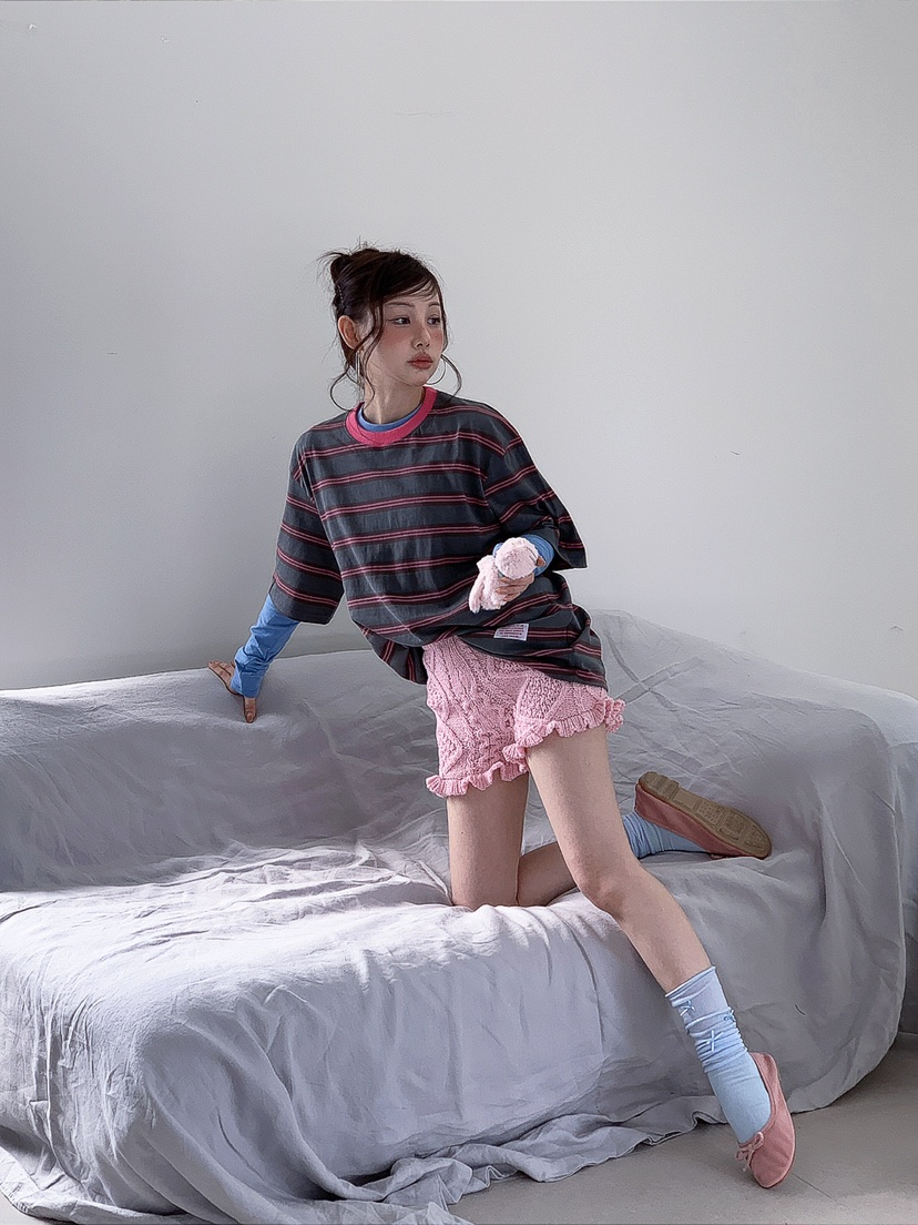 JKICHI韓國代購女士新款時尚26春夏休閑人氣熱賣職業短褲JKICHI短褲