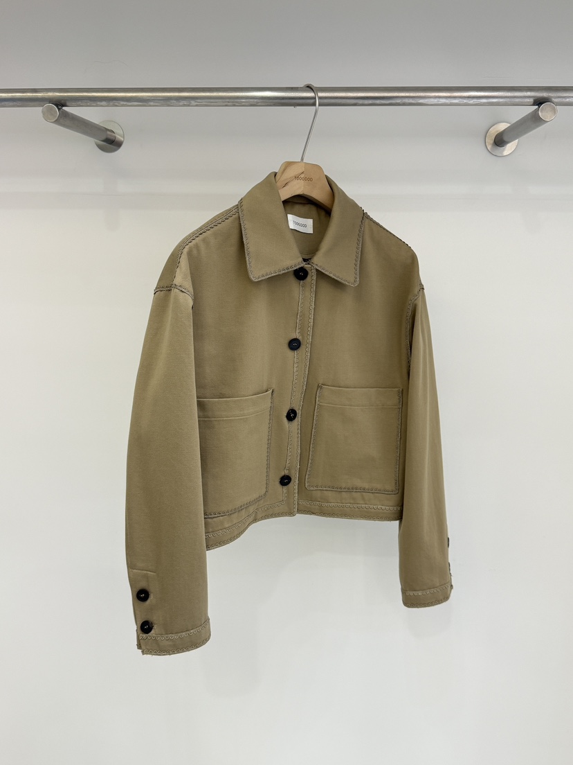 TOOGOOD韓國東大門代購女士新款休閑熱賣推薦人氣夾克刺繡TOOGOOD夾克圖色1