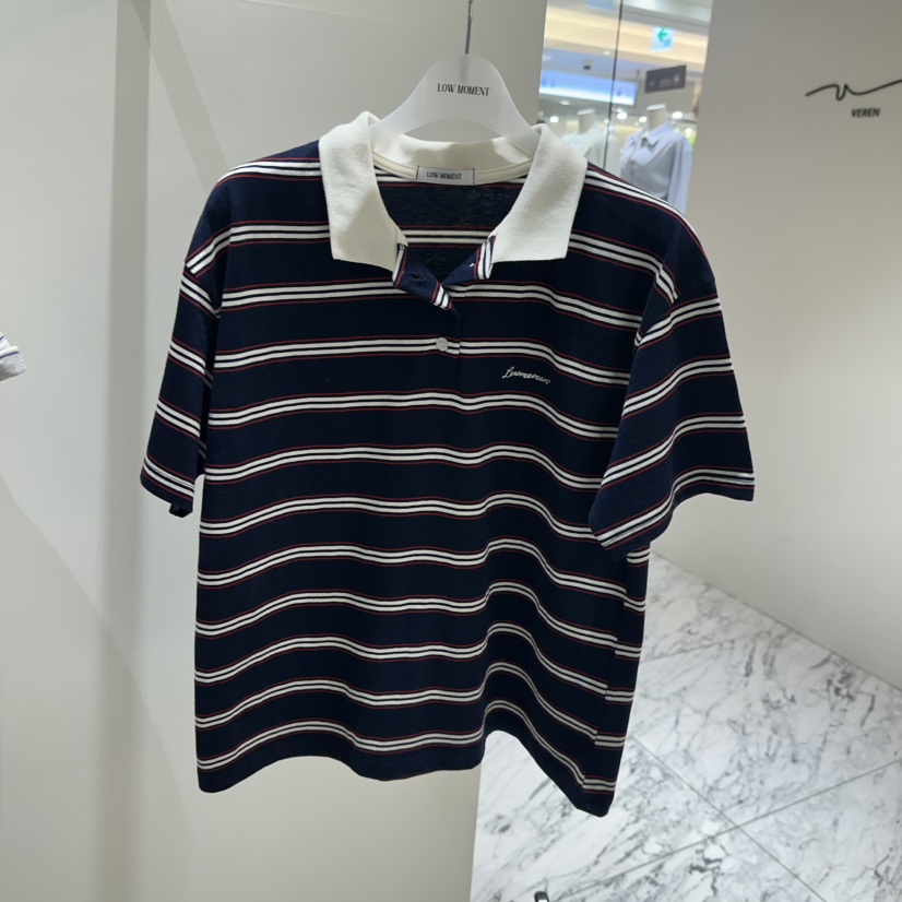 LOW MOMENT韓國直郵女裝新款人氣真品26春夏休閑時尚T恤LOW MOMENTT恤圖色3