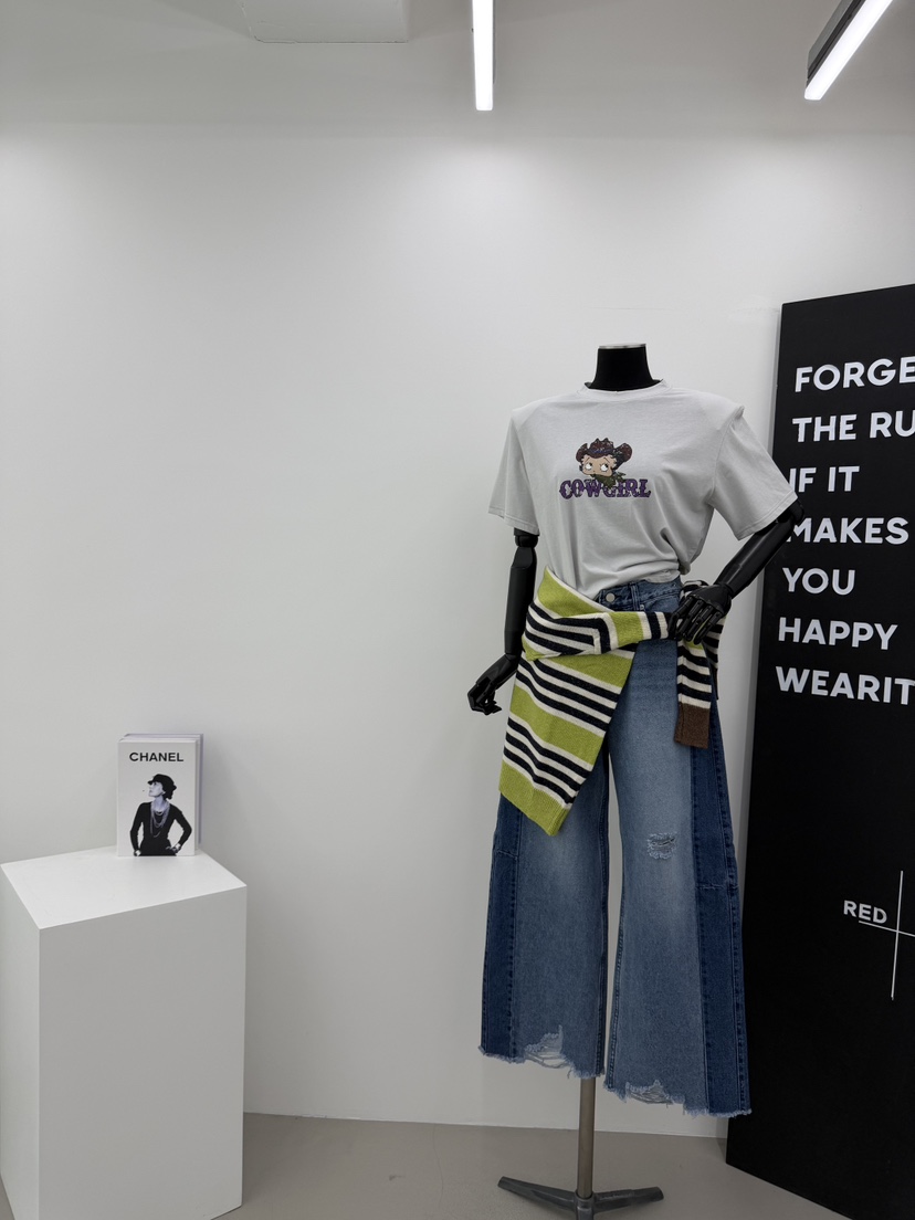 RED-A韓國東大門直郵女士新品時尚26春夏休閑熱賣人氣T恤RED-AT恤