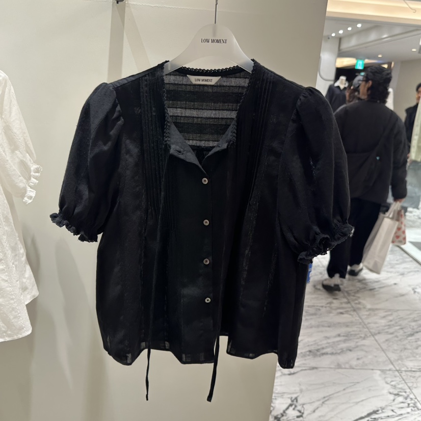 LOW MOMENT韓國東大門代購女裝新品26春夏人氣襯衫蕾絲衫LOW MOMENT襯衫/蕾絲衫圖色2