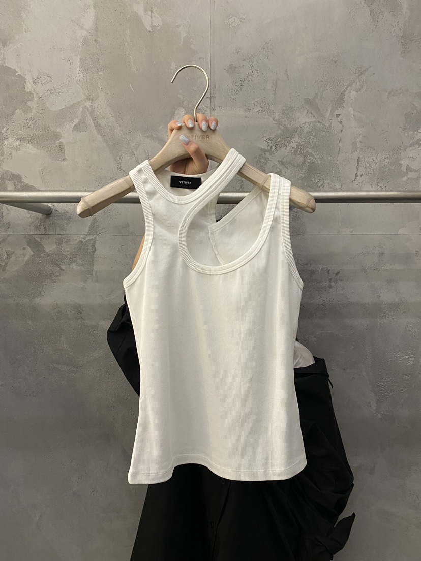 THE VETIVER-A東大門代購女裝新品26春夏時尚人氣吊帶背心VETIVER吊帶/背心圖色1