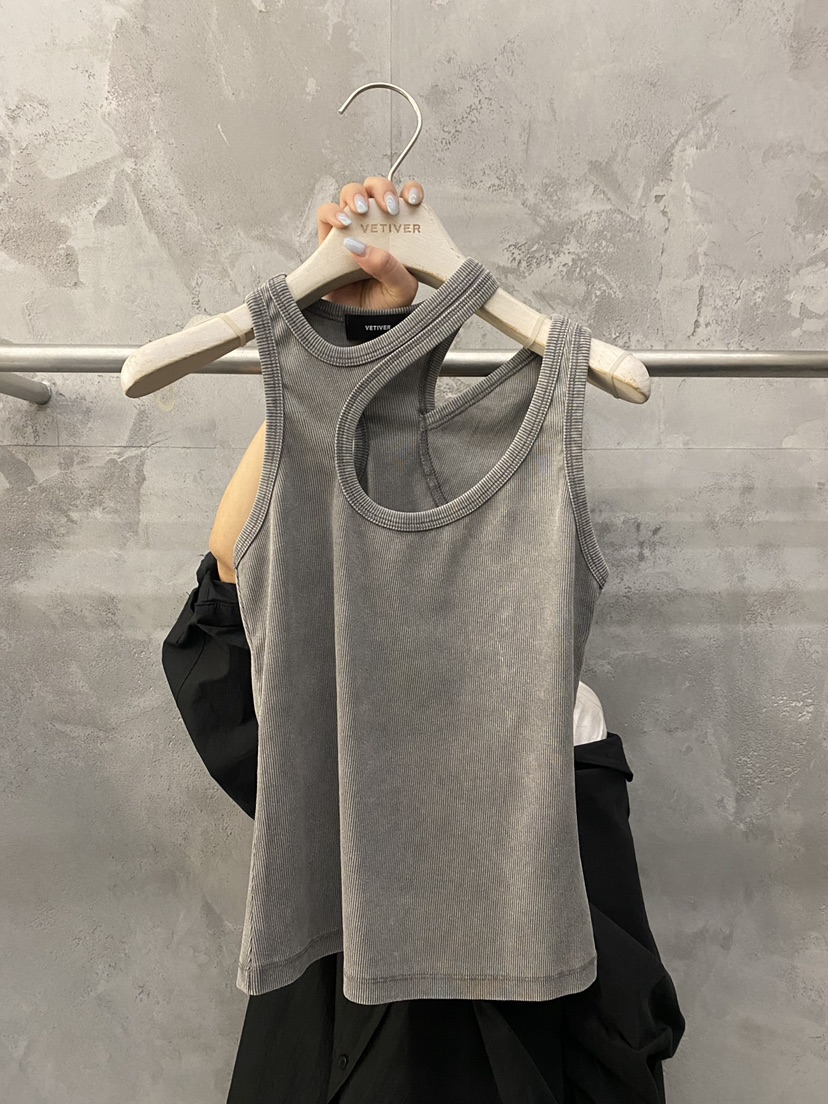 THE VETIVER-A東大門代購女裝新品26春夏時尚人氣吊帶背心VETIVER吊帶/背心圖色2