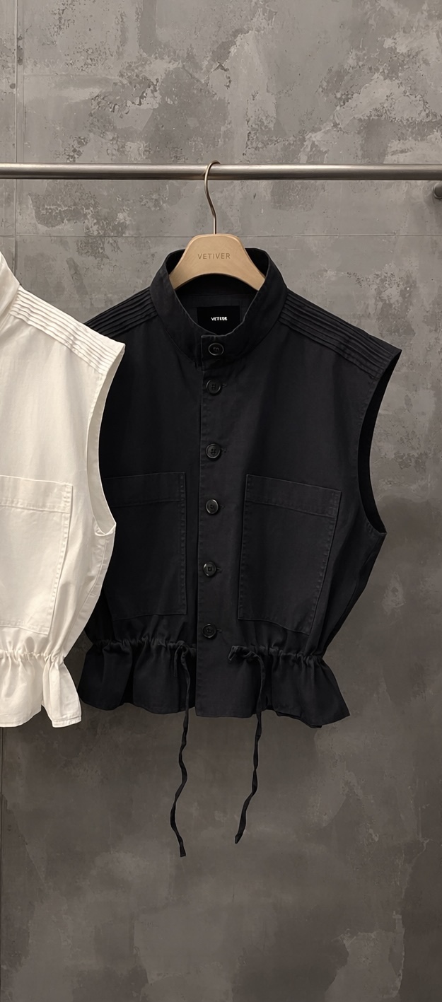 THE VETIVER-A韓國代購女士新款26春夏人氣馬甲紐扣背心VETIVER馬甲圖色2