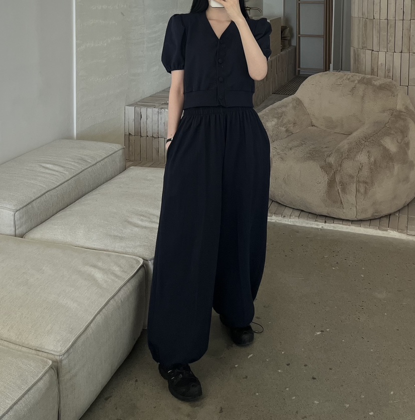 AMUSE SEOUL韓國代購女裝新款推薦時尚職業休閑26春夏休閑褲AMUSE SEOUL休閑褲