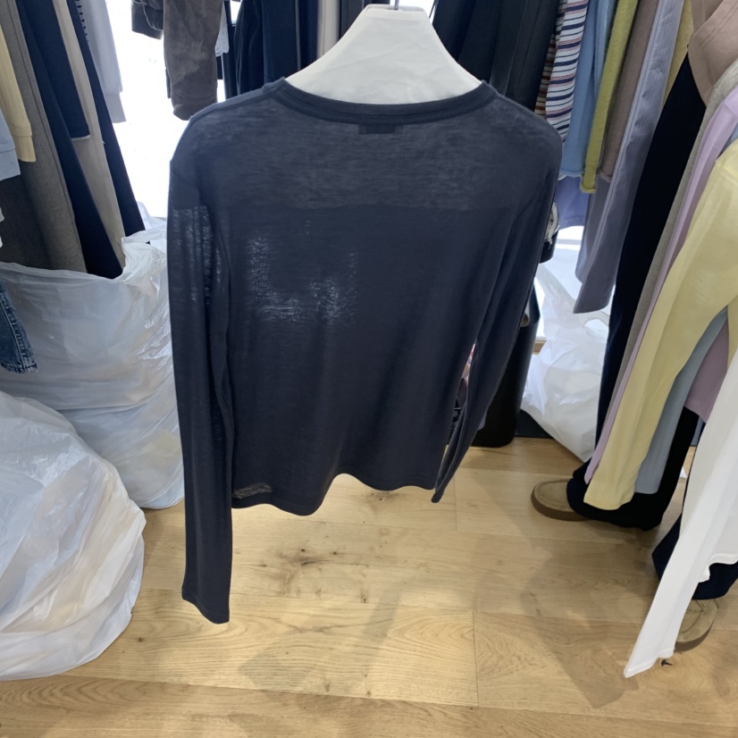 FLAT韓國東大門代購女士新品26春夏熱賣職業推薦時尚長袖T恤FLAT長袖T恤